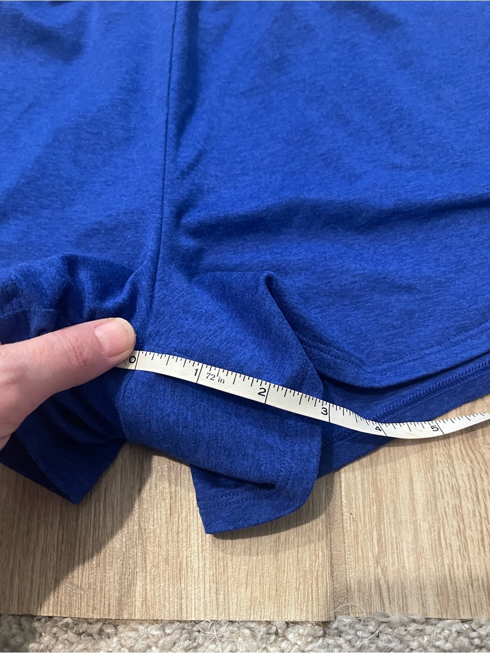 Vuori Halo Performance High Rise Shorts 2.0 Copenhagen Blue 3” Sz L VW3062 - Picture 5 of 8